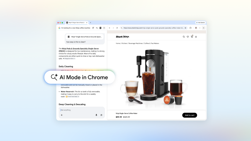 AI Mode in Chrome is actually making web browsing less annoying